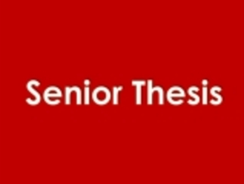 Senior Theses 缩略图